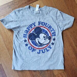NWOT Disney Happy Fourth Of July Mickey Mouse T-Shirt Size Small